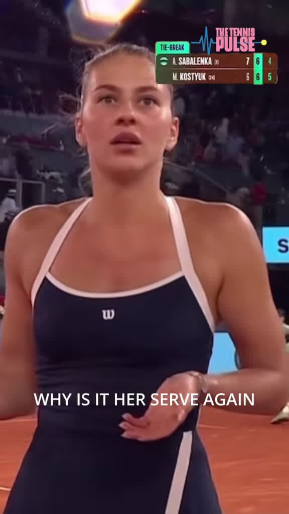 cover for Rain controversy in Madrid! Should Sabalenka have gotten a first serve after stopping the tiebreak? Fair or not? 🧐 #TennisDrama #MadridOpen #SportsDebate