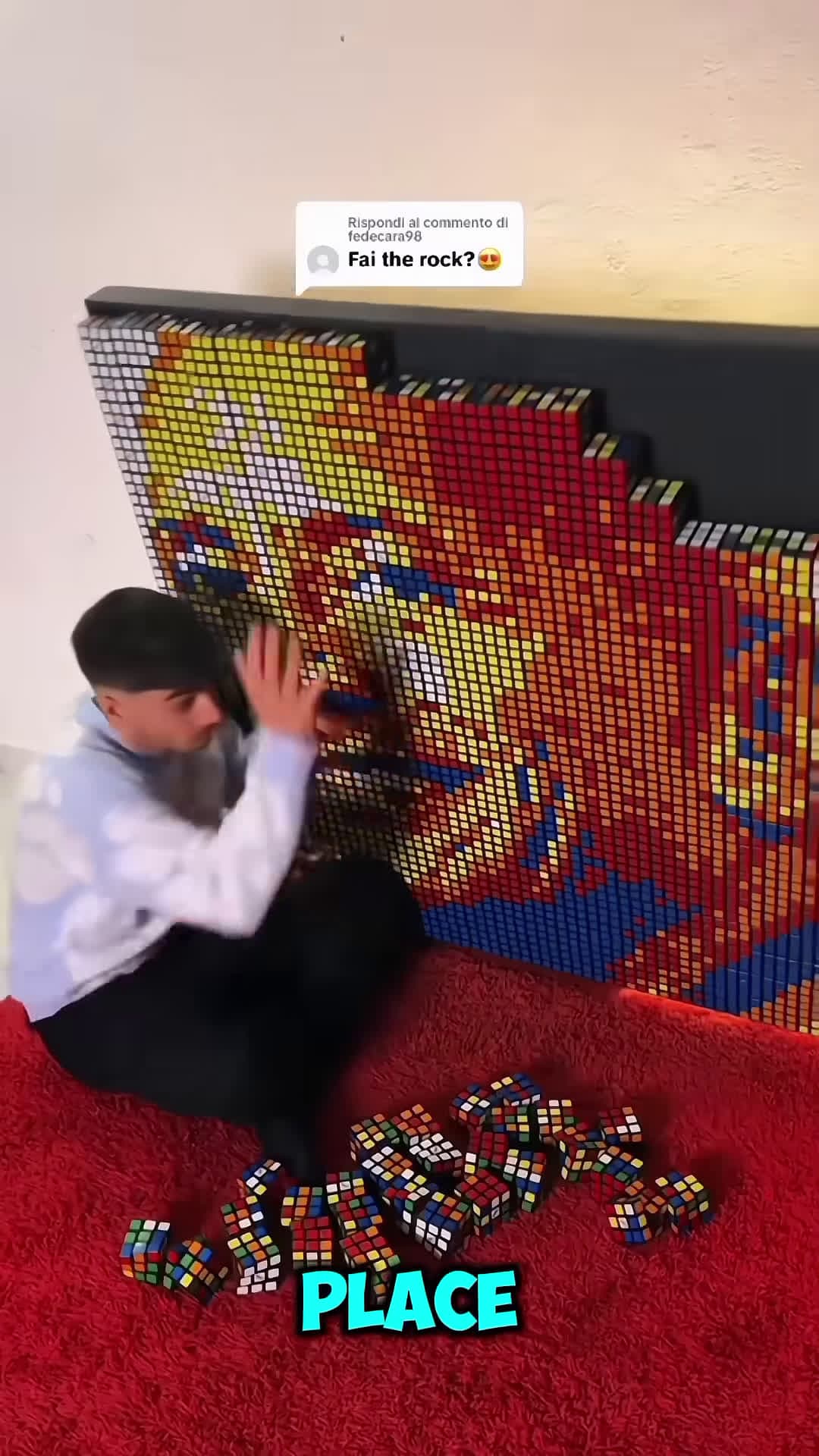 cover for This man Made World Best Rubiks Cube ArtdanielmottaTT