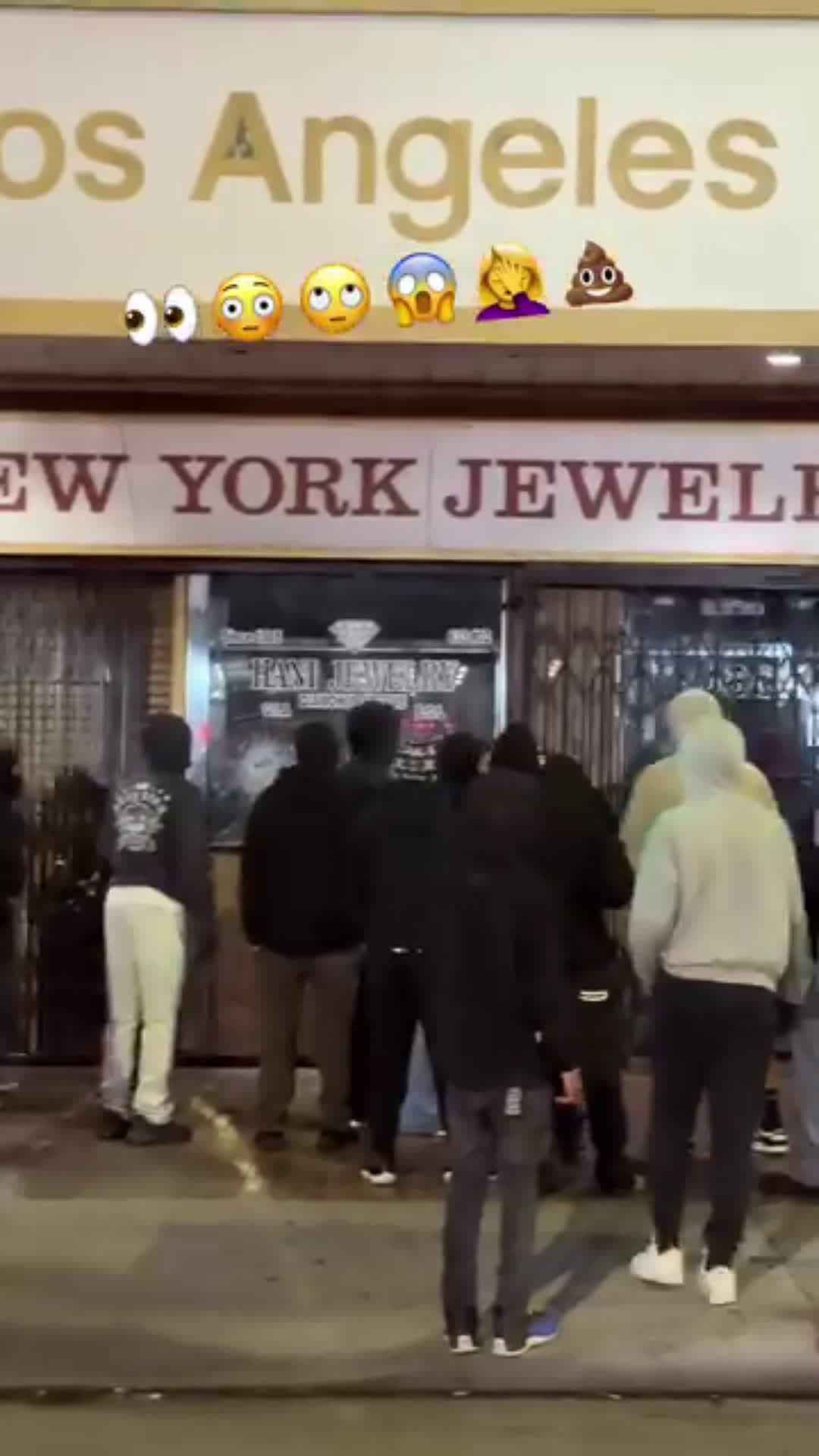 cover for omg people looting a jewelry  store 👀