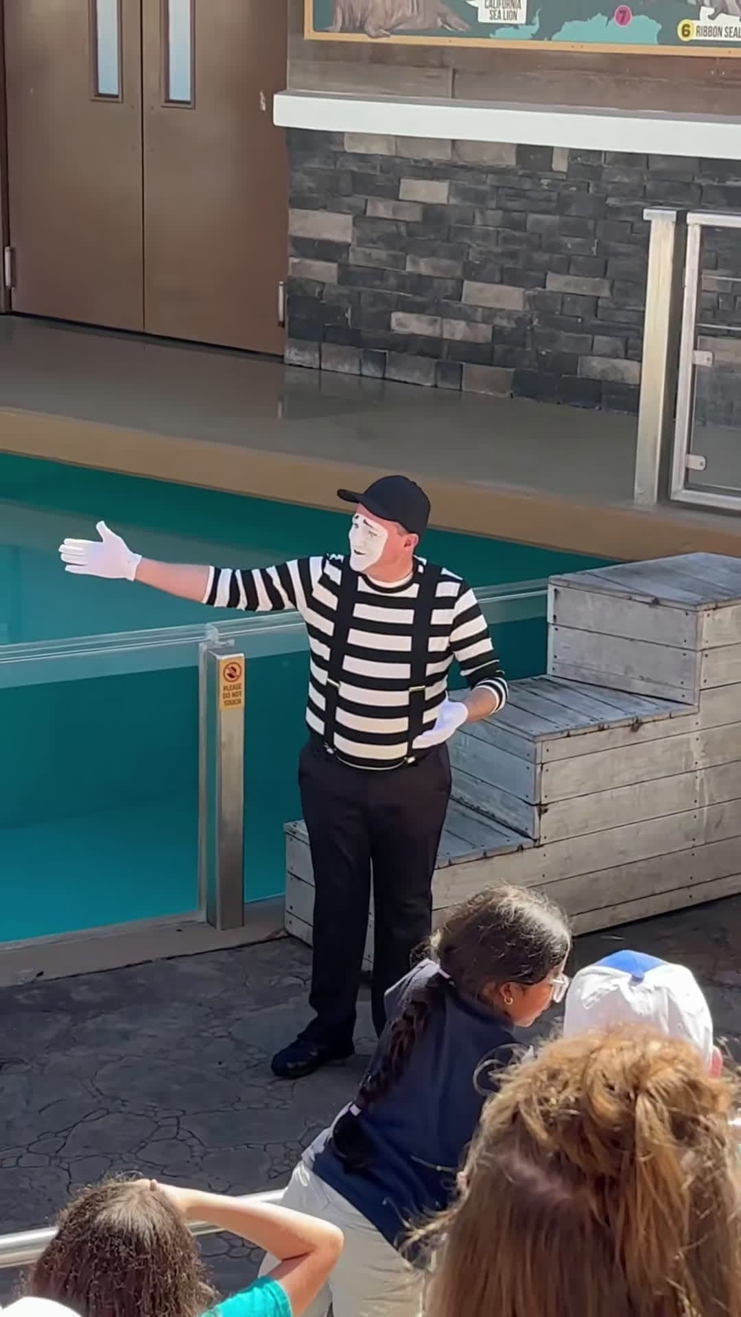 cover for #FirstVideoChallenge The mime detected something unusual #funny #seaworldmime #funny #tomthemime 