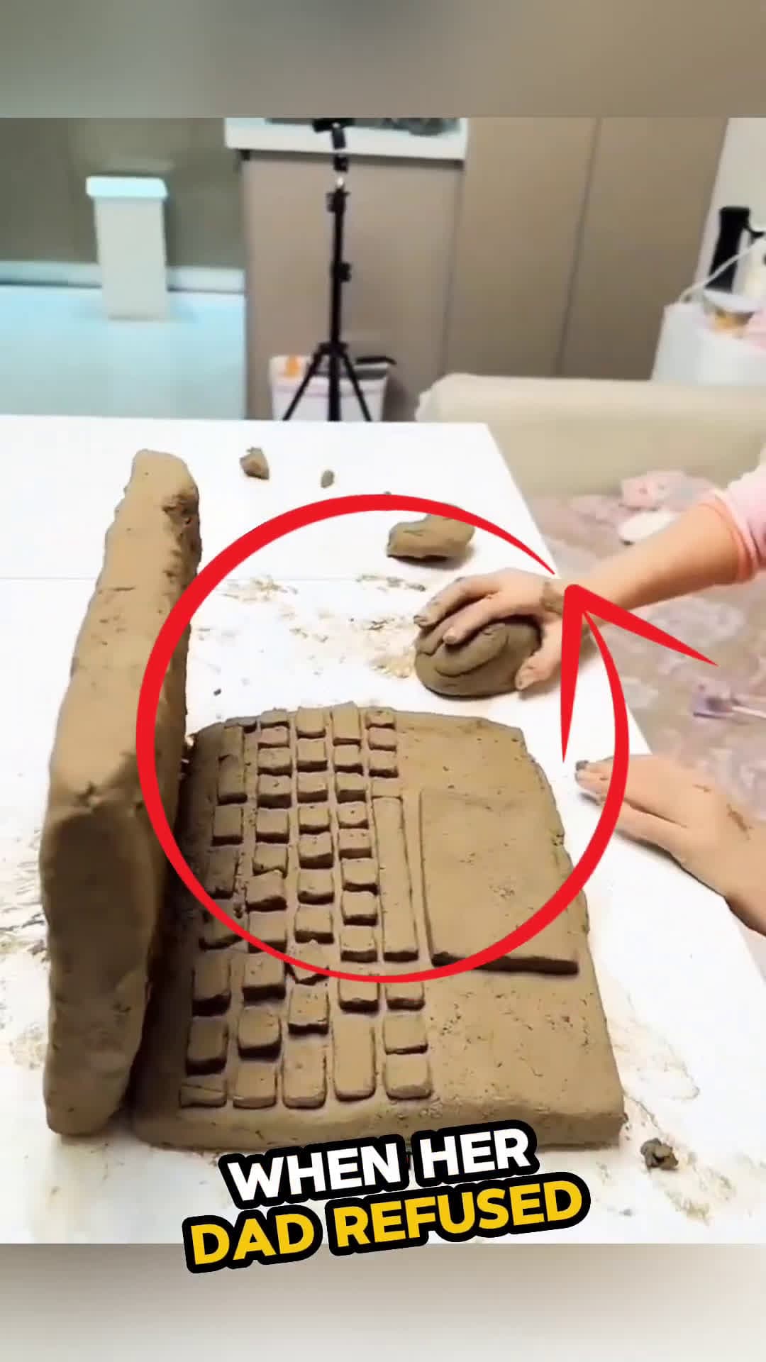 cover for She build a Clay Laptop But Dads reaction was pricelessshorts