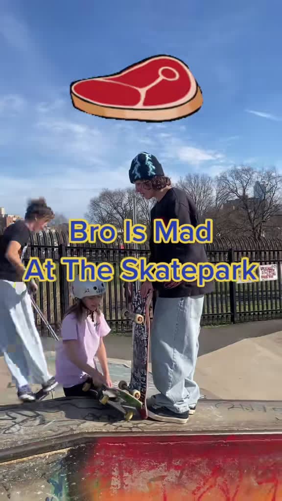 cover for Tensions run high at the skatepark—who will land the next big trick? 🛹 #skateboarding #skatepark #skatelife #goskate