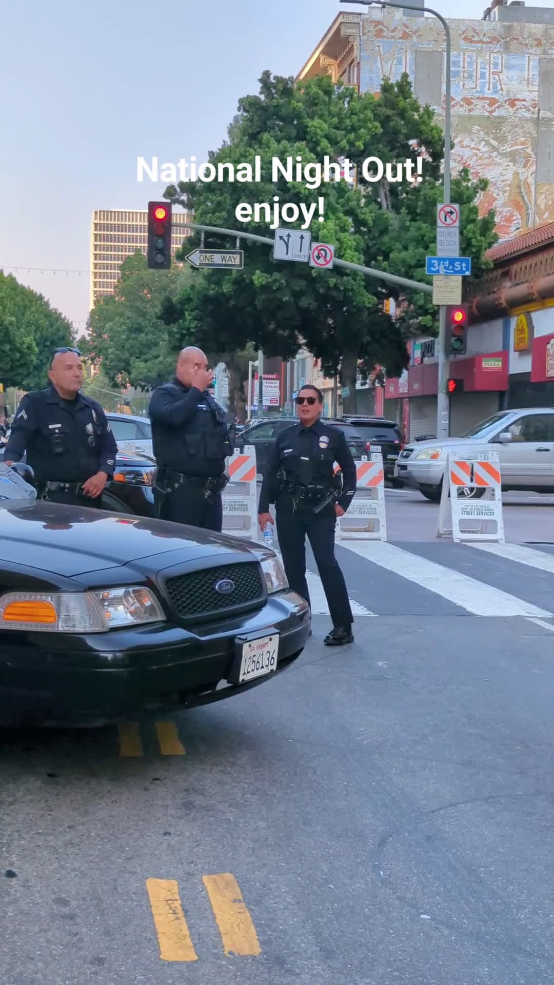 cover for Downtown Los Angeles "National Night Out"!  #losangeles #life #nationalnightout  #downtown 