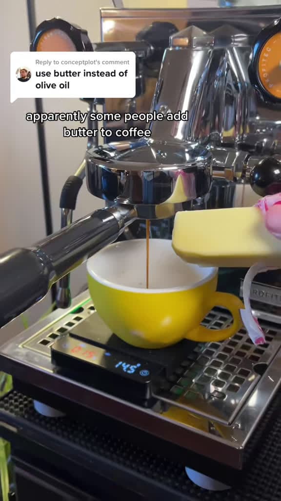 cover for Trying butter in coffee for the first time—surprising results! 🧈☕ #ButterCoffee #CoffeeLover #Keto
