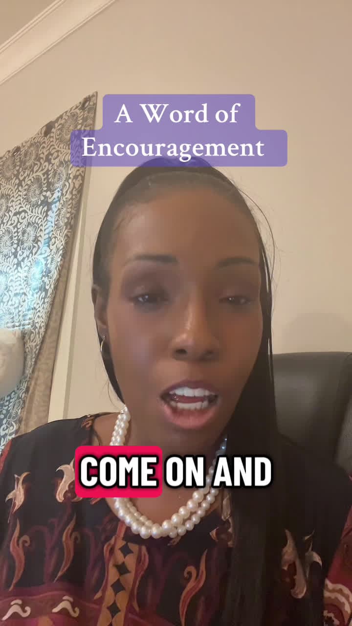 cover for A word of encouragement