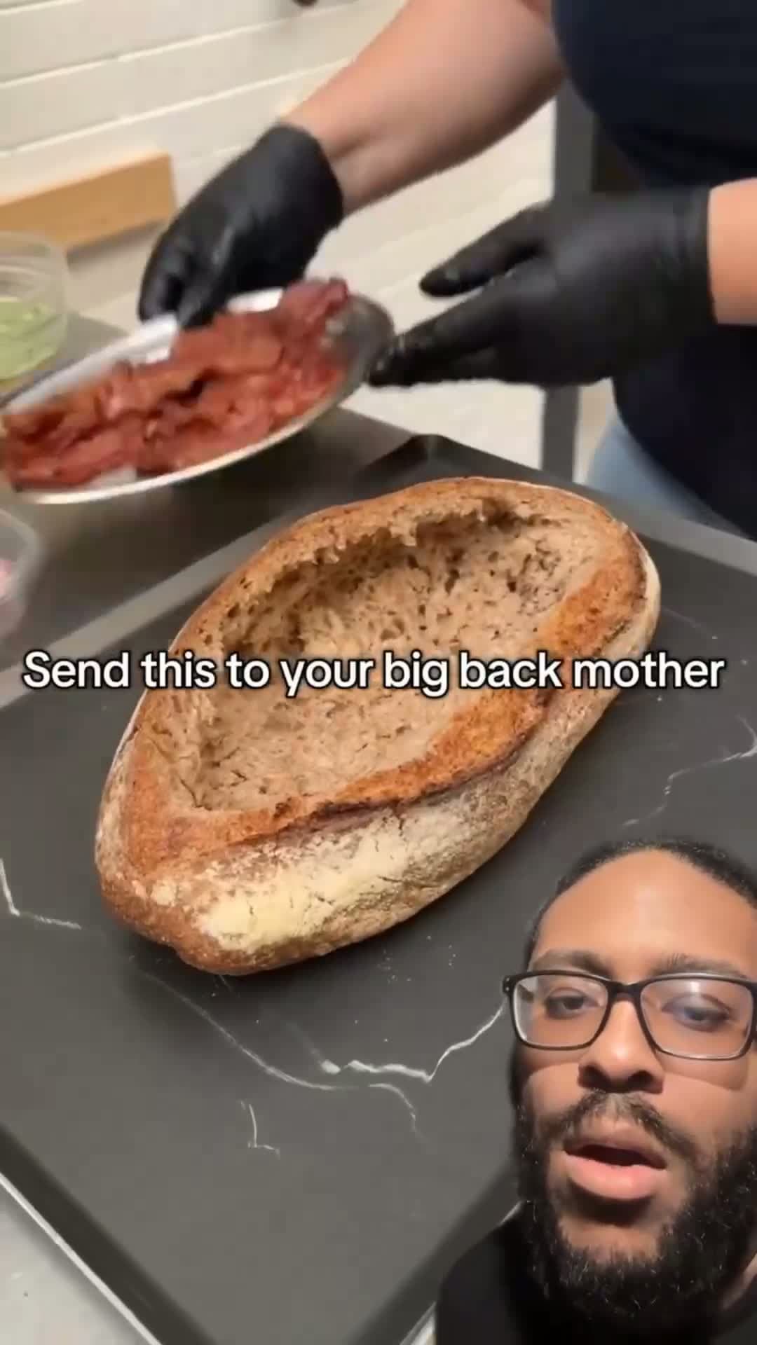 cover for loaded breakfast loaf