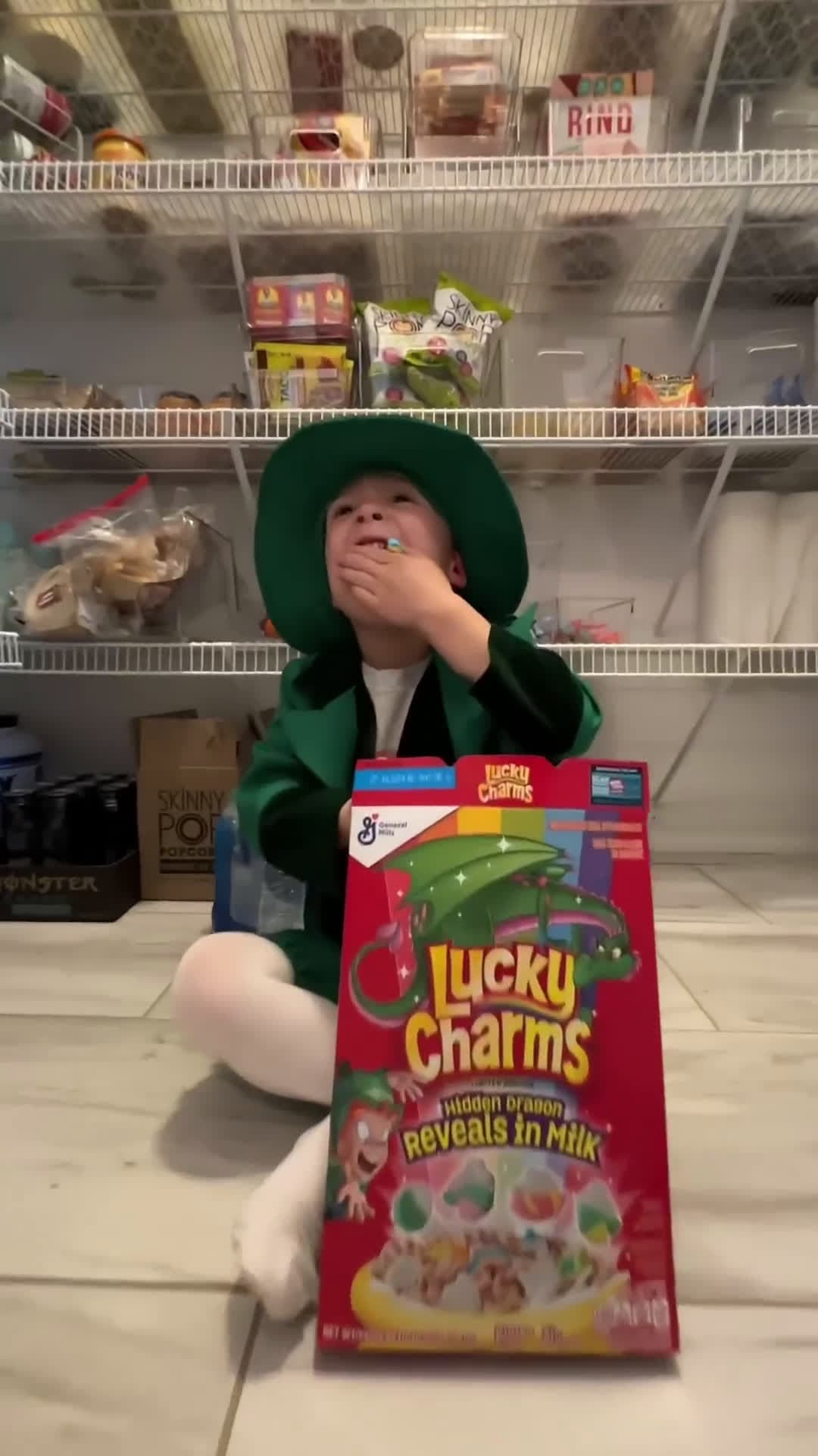 cover for EVIL LEPRECHAUN STOLE MY CEREAL shorts