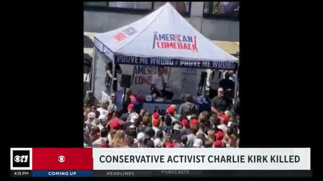 cover for Charlie Kirk killed at Utah event, Trump confirms