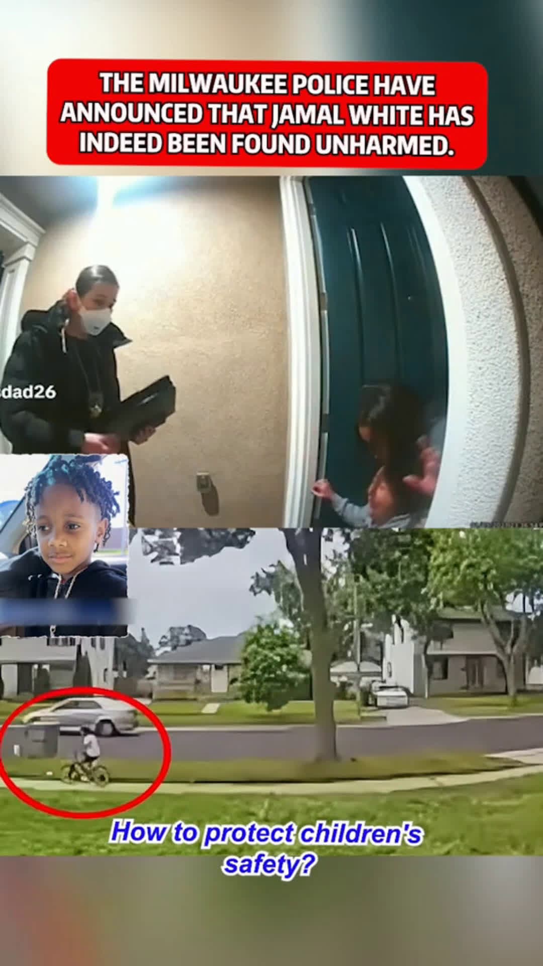 cover for The Milwaukee police have announced that jamal white has indeed  been found unharmed  #truecrime #crime #scoopz #fyp #police #policeofficer 