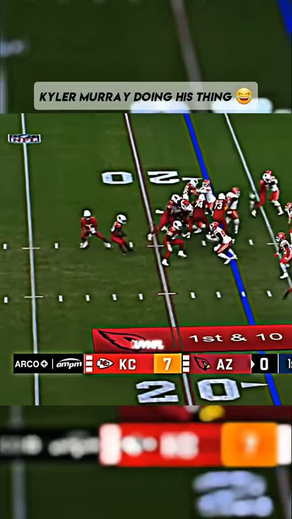 cover for Kyler Murray on 🔥 doing his thing on the field! 😂 #NFL #KylerMurray #Football