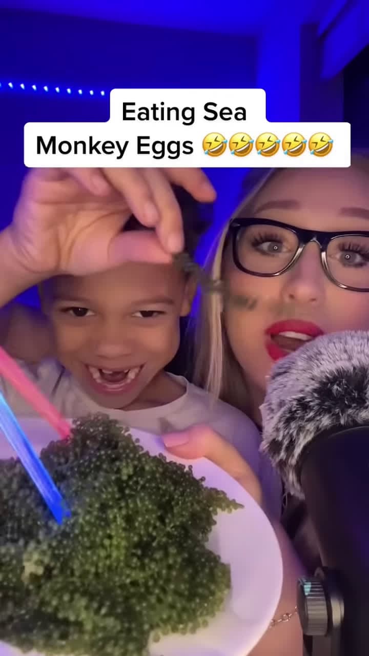 cover for Eating sea berries asmr with the asmr screaming kid shorts asmr seaberries asmrlinastar