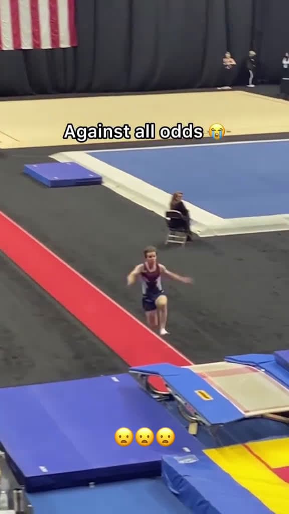 cover for Against all odds 😅 (via @Tomas Minc) #gymnastics  created by ESPN with ESPN’s original sound