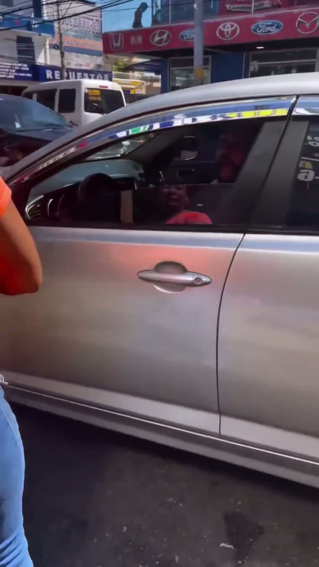 cover for Woman finds her husband with another woman in the car. He said who sent him to mess with an old lady. #streetfights