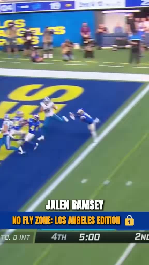 cover for Jalen Ramsey's time in LA was full of drama! 🔥 #NFL #FootballHighlights #JalenRamsey
