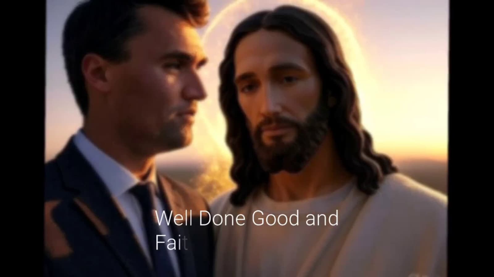 cover for Well Done Good and Faithful Servant #charliekirk #rip #jesus 