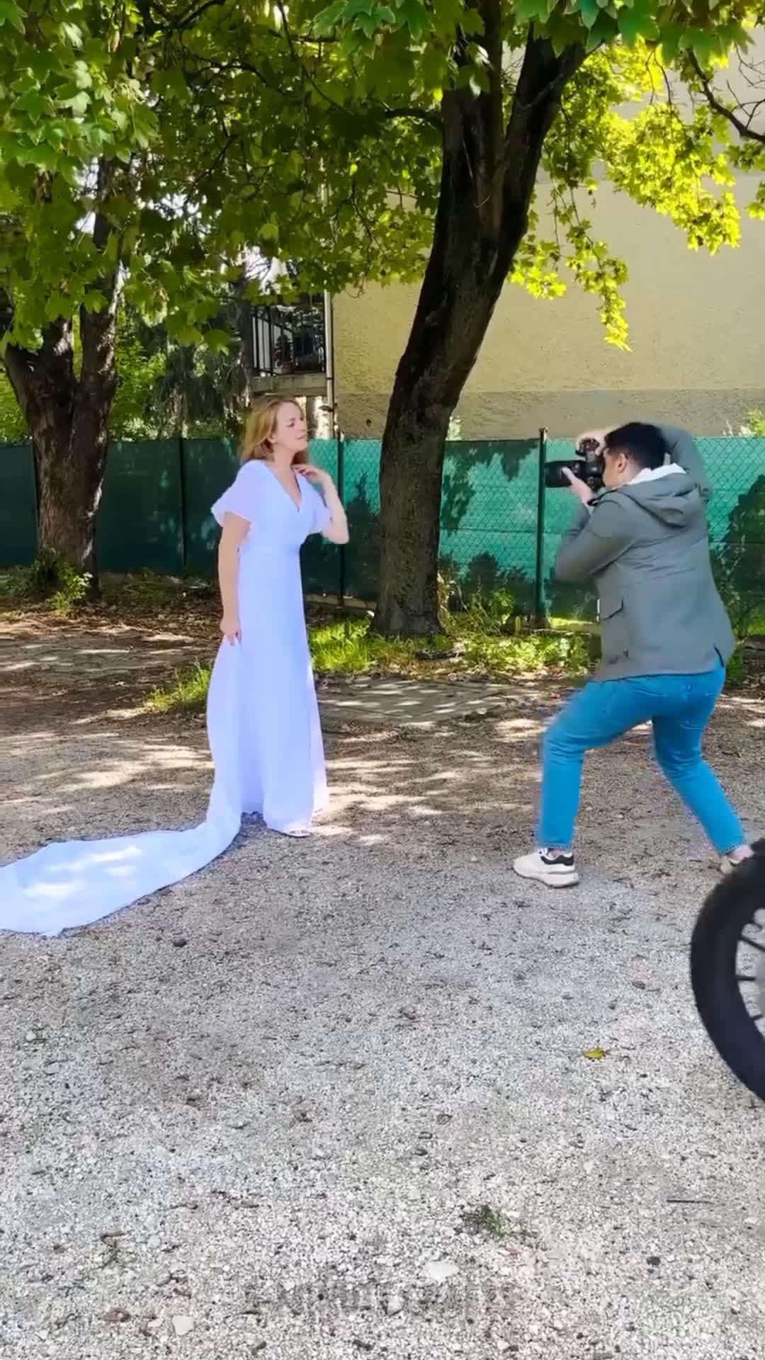 cover for Bride takes her dress for a wild ride 👰🏍️