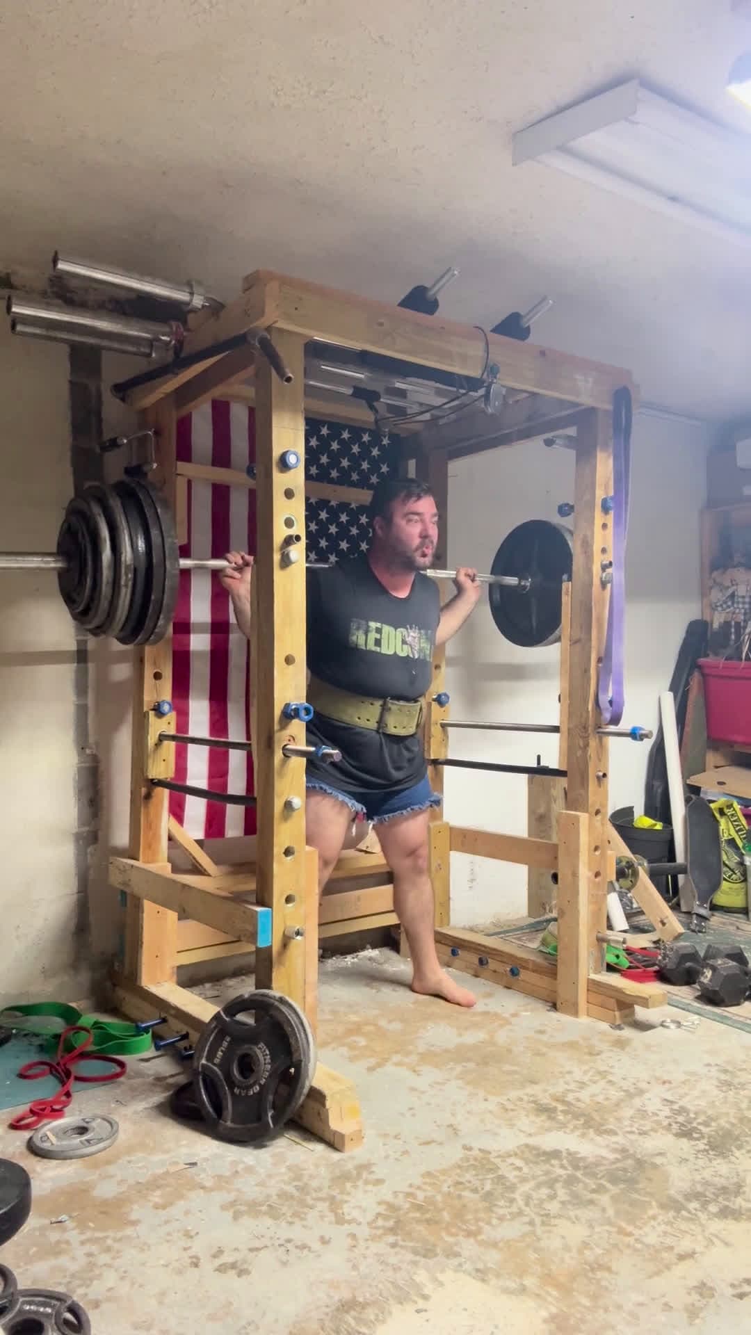 cover for Insane 1.5 rep pause squat with 500lbs! 💪🔥 #SquatChallenge #Strength #Fitness #GymLife