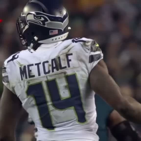 cover for Unstoppable DK Metcalf highlights 🤭 #DKMetcalf #Football #Highlights