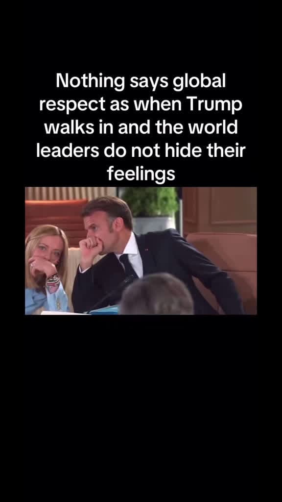 cover for Watch world leaders' reactions as Trump enters the G7 summit! 🤔 #G7Summit #WorldLeaders #TrumpInCanada