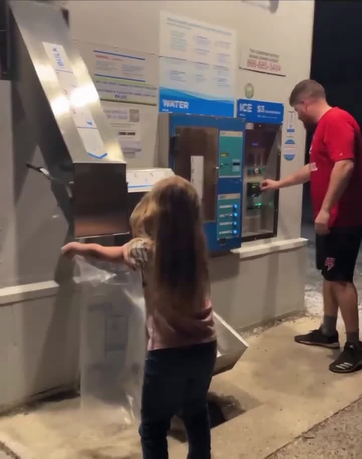 cover for Hilarious ice machine prank on his daughter! 💀😂 #PrankGoneWrong #IceMachine #DadLife