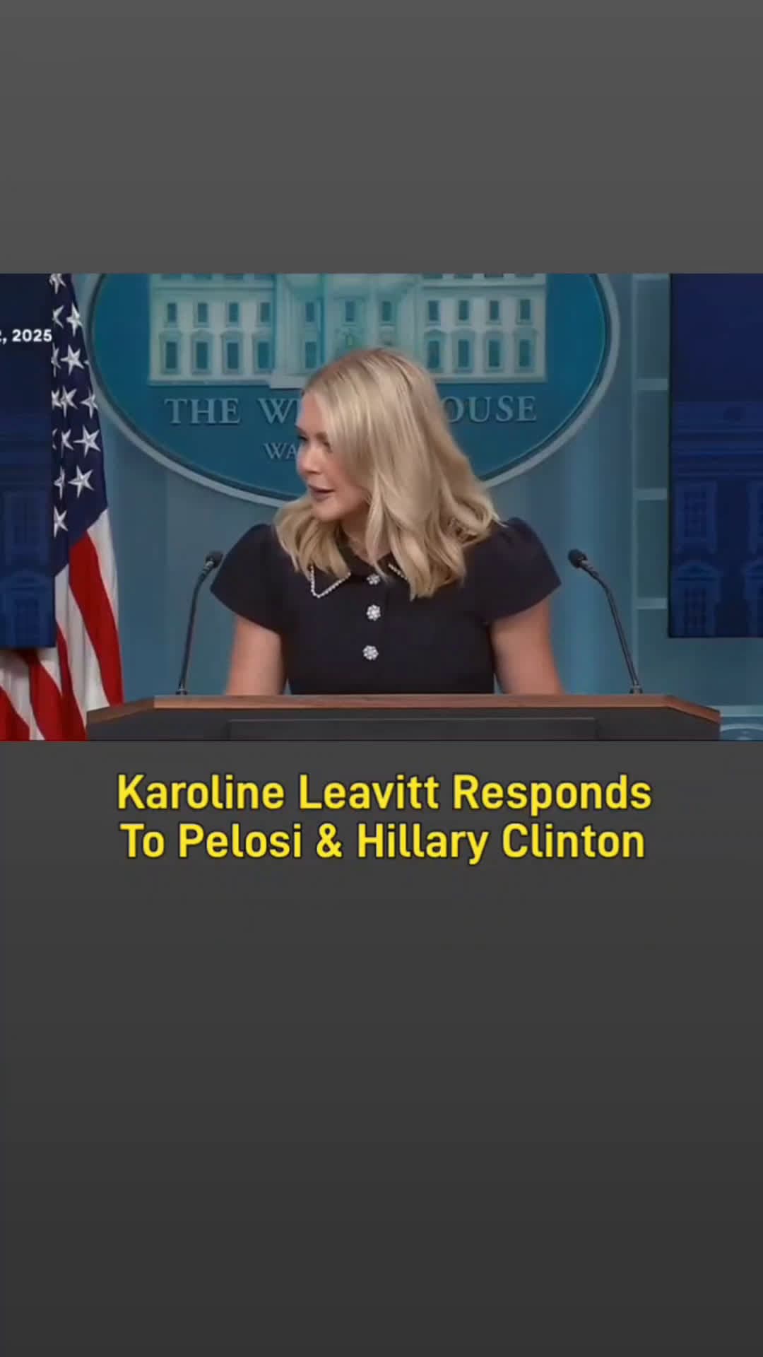 cover for Karoline Leavitt Responds To Pelosi & Hillary Clinton's Criticisms Of Trump's Federal Takeover Of DC #KarolineLeavitt #Responds #NancyPelosi #HillaryClinton #Criticisms #Trump #Federal #Takeover #DC