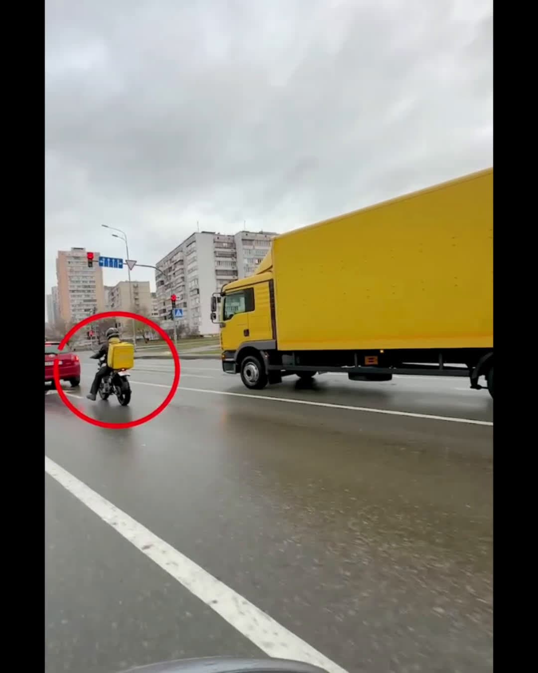 cover for Motorcyclist Meets Friendly Truck Driver