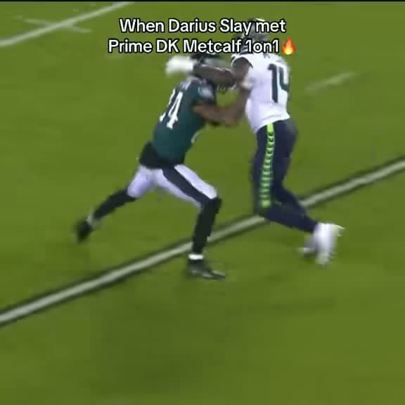 cover for Prime DK Metcalf takes on Darius Slay in an epic showdown! 🔥 #Seahawks #Eagles #FootballHighlights
