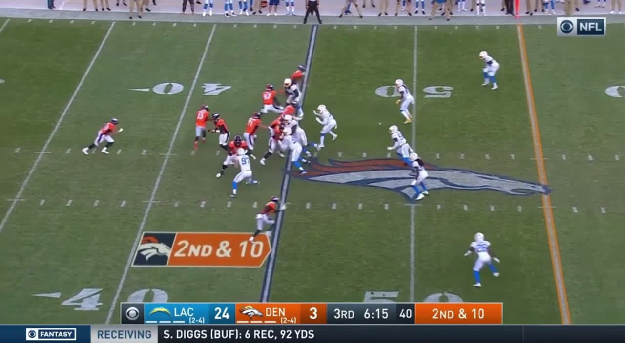 cover for Drew Lock rallies the Broncos from a 24-3 hole to beat the Chargers as time runs out 🏈 #Broncos #DrewLock #NFLHighlights #Comeback