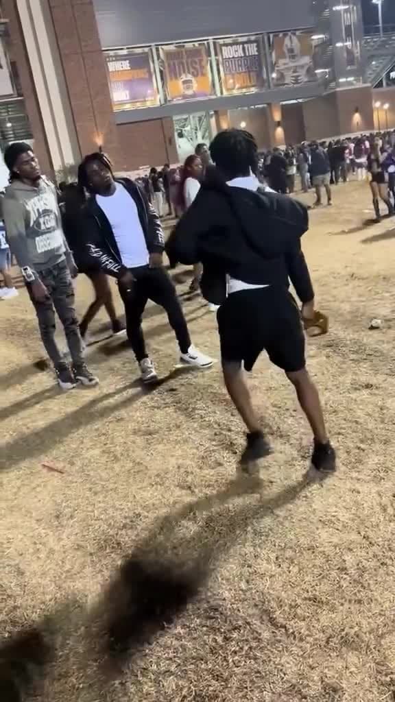cover for #funny #fight bro finna crack a skull