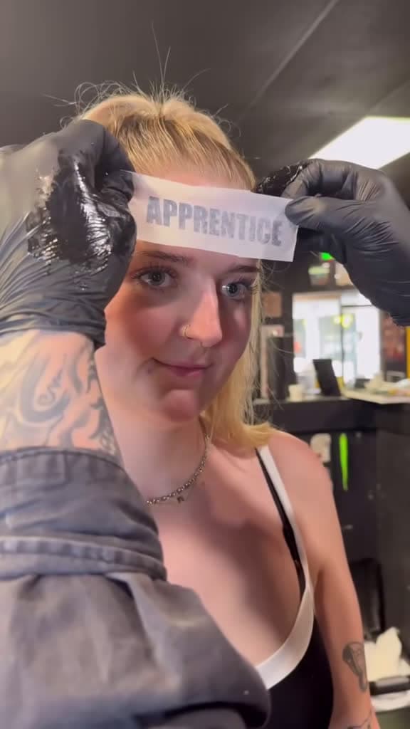 cover for Inside the life of a tattoo apprentice! 🎨 #apprenticeship #tattoo #facetattoo