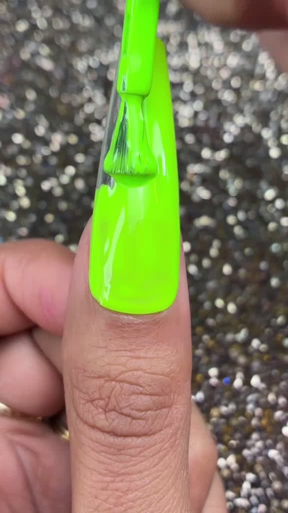 cover for Shiny Lime Pickle Texture Nail w Chrome 🥒 ilysmnails .com #nails #nailsart #satisfying #beautyhacks #asmr #scoopz  #viral 