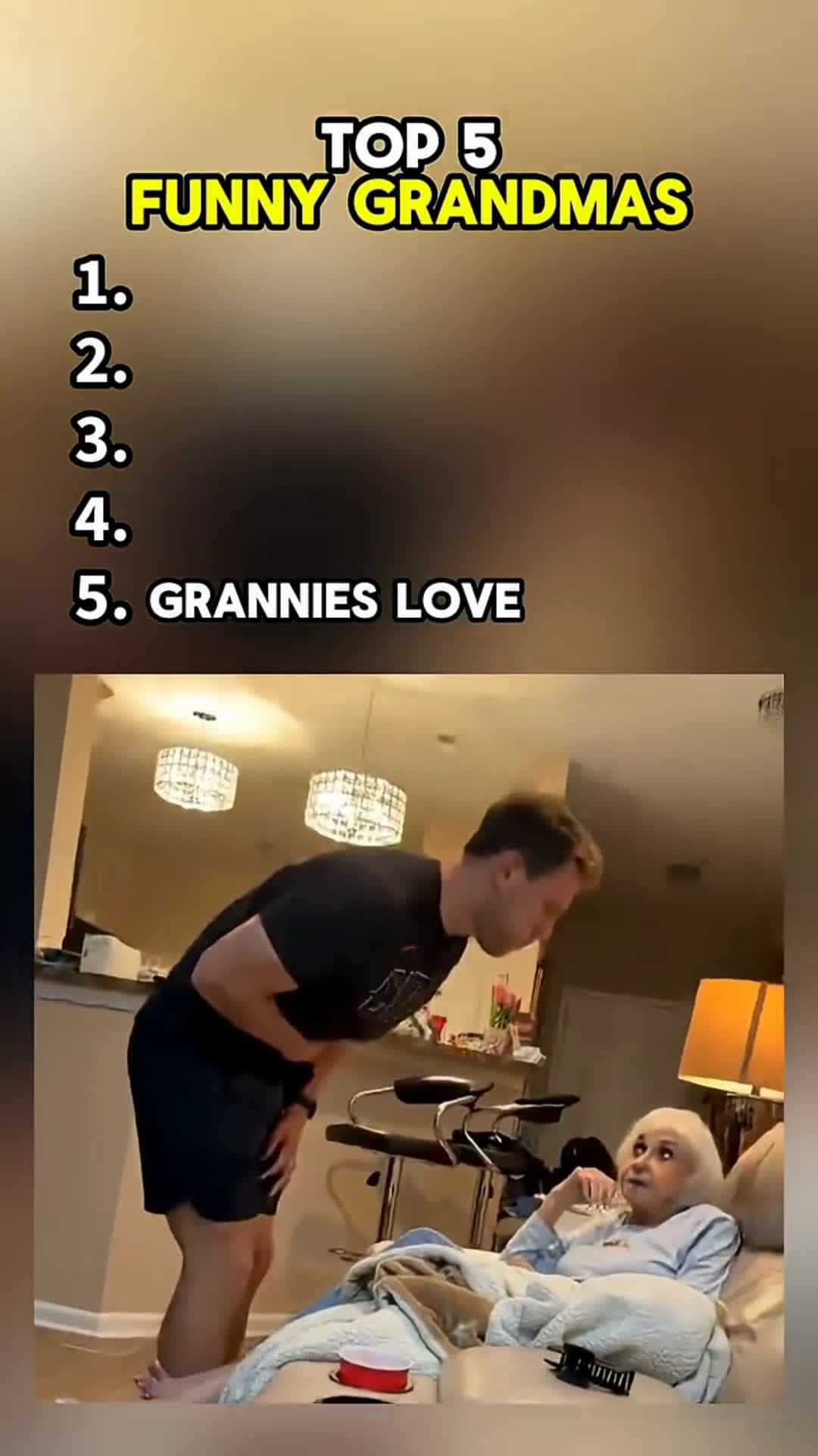 cover for TOP 5 FUNNY GRANDMAS #top5 #funny #grandma 