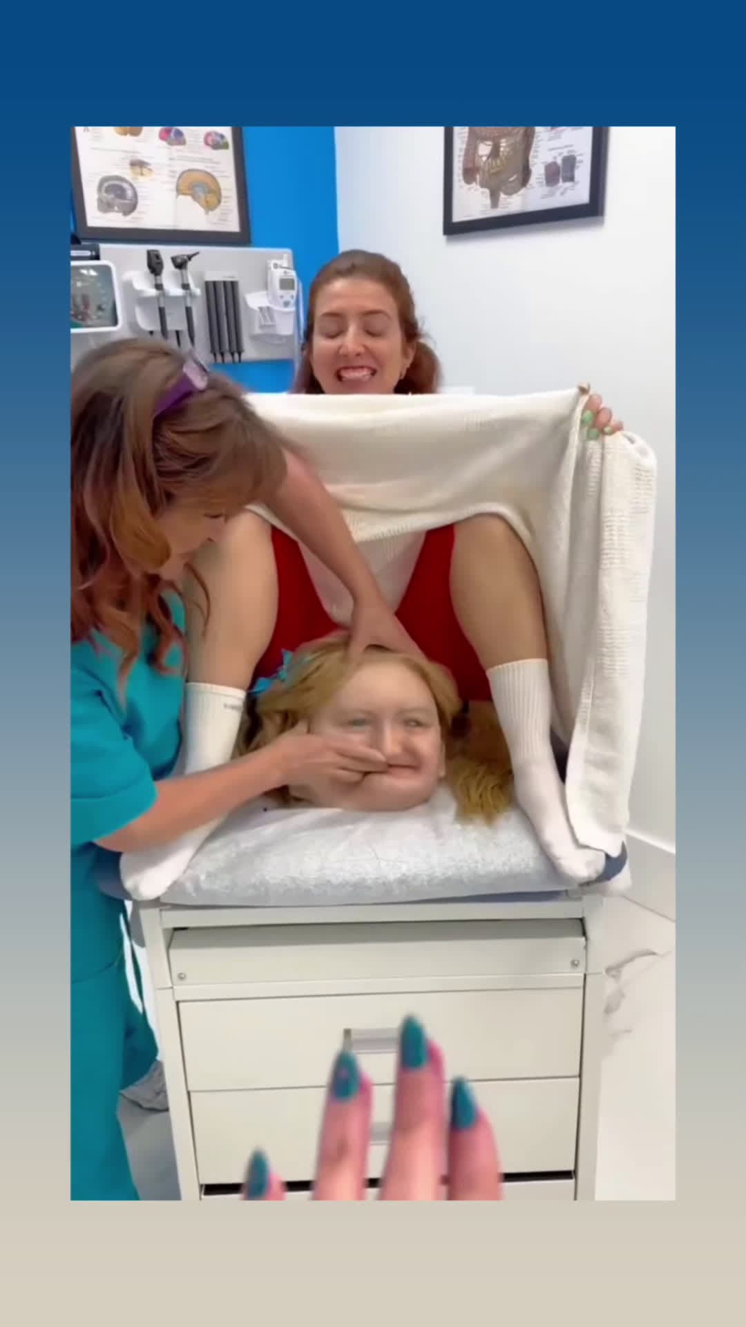 cover for lol the Dr was so scared 🤣