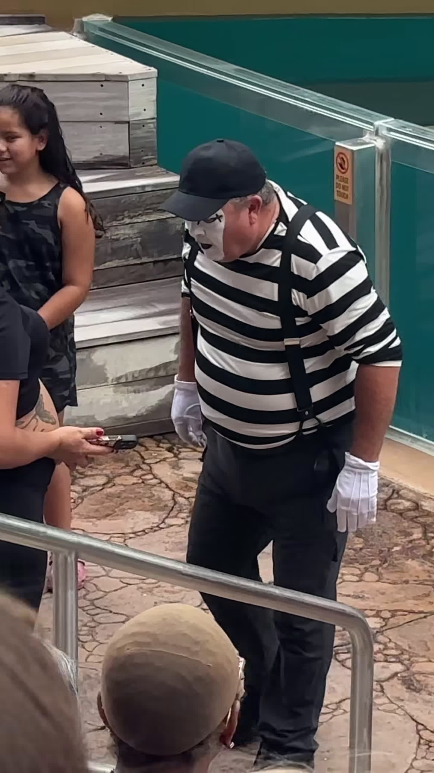 cover for Hes speechless again Tom mime Seaworld #seaworldmime #funny #tomthemime #shorts #comedy #seaworldorlando #seaworld #funnyvideos #funnyshorts #fun #mime