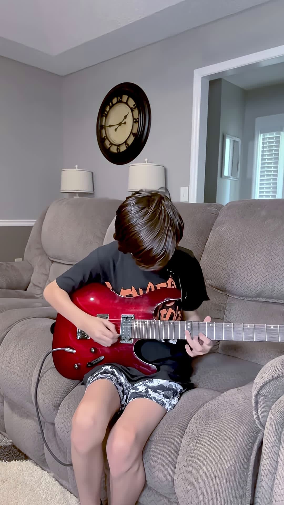 cover for Learning Hotel California by The Eagles shorts