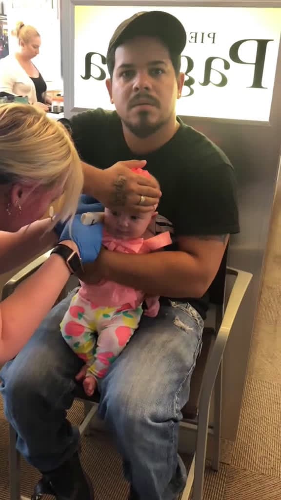 cover for Father s reaction when the baby gets their ears pierced baby father dad crying reaction cu 04205 #trending