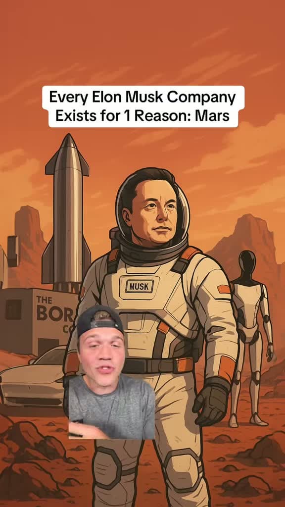 cover for Elon Musk: The real-life Tony Stark building a $1.5T empire to colonize Mars 🚀 First ship may launch by 2026! #ElonMusk #SpaceX #MarsMission #Innovation