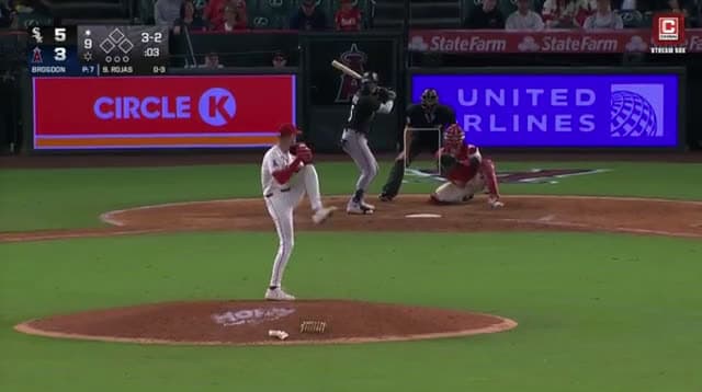 cover for Josh Rojas launches a clutch homer in the 9th! ⚾️ #MLB #HomeRun #BaseballHighlights