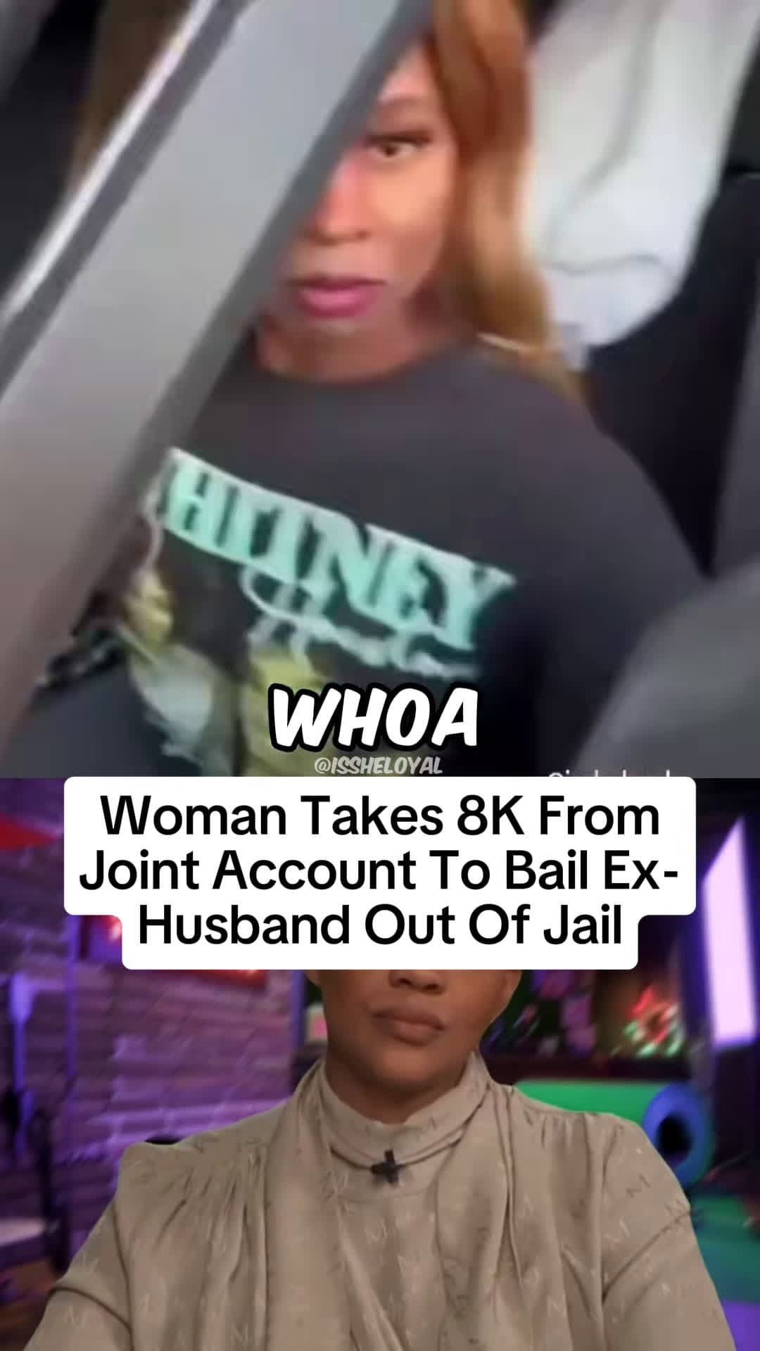 cover for #UnpopularOpinion Woman takes 8K from joint account to bail ex husband out of PRISON