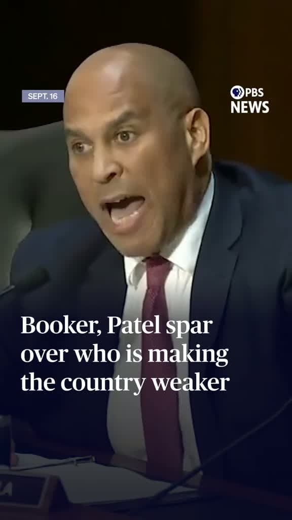 cover for Sen. Cory Booker, D-N.J., said Tuesday that Kash Patel’s actions so far as FBI director have “made our country weaker and less safe.” In an exchange that ended in a shouting match, broken up by the chair of the Senate Judiciary...