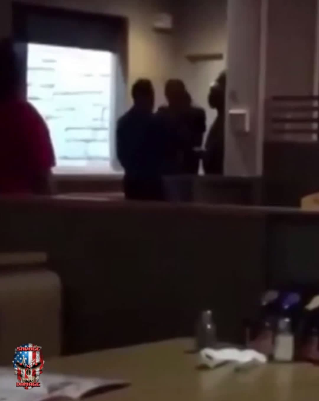 cover for white guy bodyslams black guy at ihop 