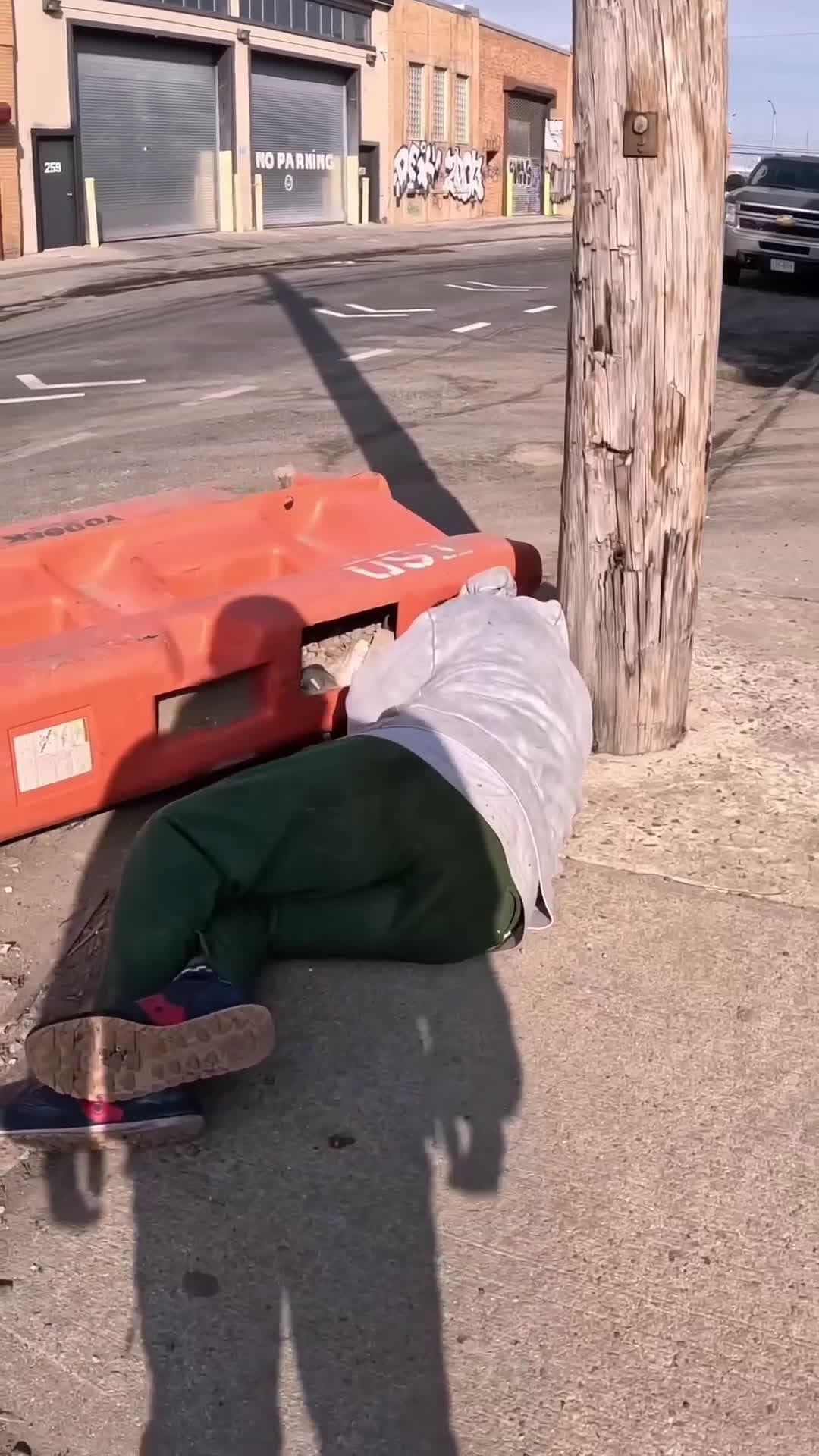 cover for He Literally Sleeps On The Streets.. #homelesspeople #homeless