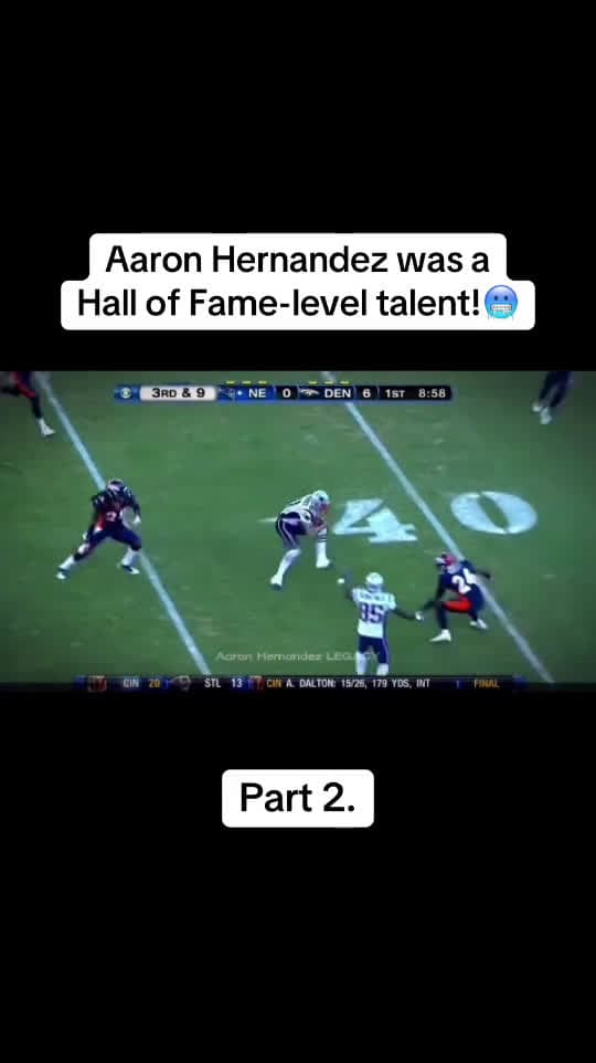 cover for Unbelievable Aaron Hernandez highlights 🥶 #AaronHernandez #NFL #Patriots