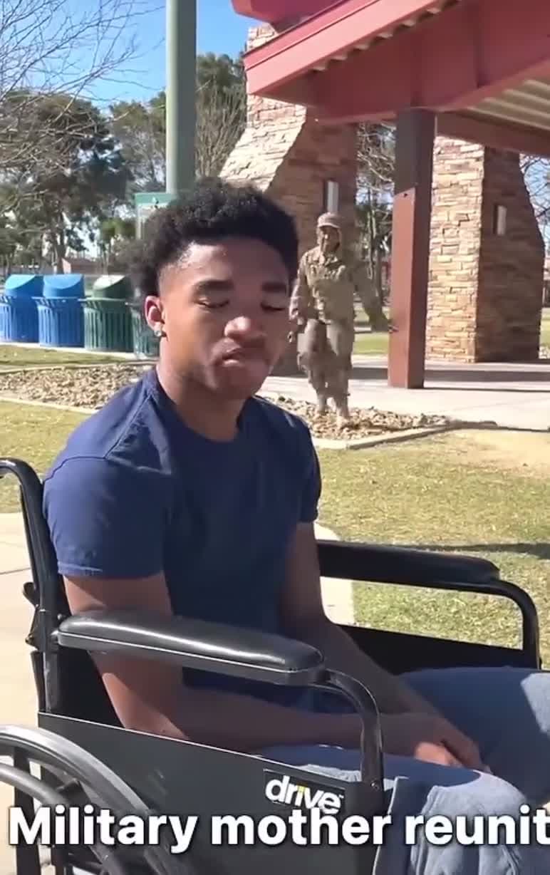 cover for Military mom reunites with son after being away for two years