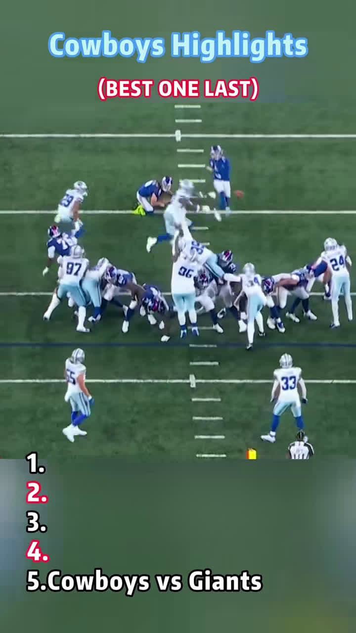 cover for Cowboys Highlights: jaw-dropping drives, clutch catches, and game-changing moments 🏈🔥 #Cowboys #NFL #Football #Highlights
