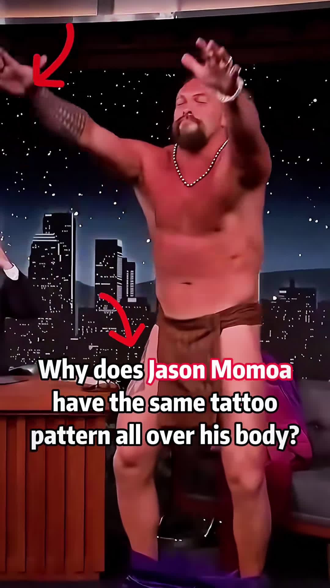 cover for #CaughtOnCamera Why does Jason Momoa have the same tattoo pattern all over his body？#celebritygossip #celebrityinterview #celebrity #celeb #celebritynews #moments #respect #love #show #art #cute #movie #influencer #news #makeup #instadaily #star #likeforlikes #celebrityfashion #movies #celebrities #style #music #explore #foryoupage #fyp #viral 