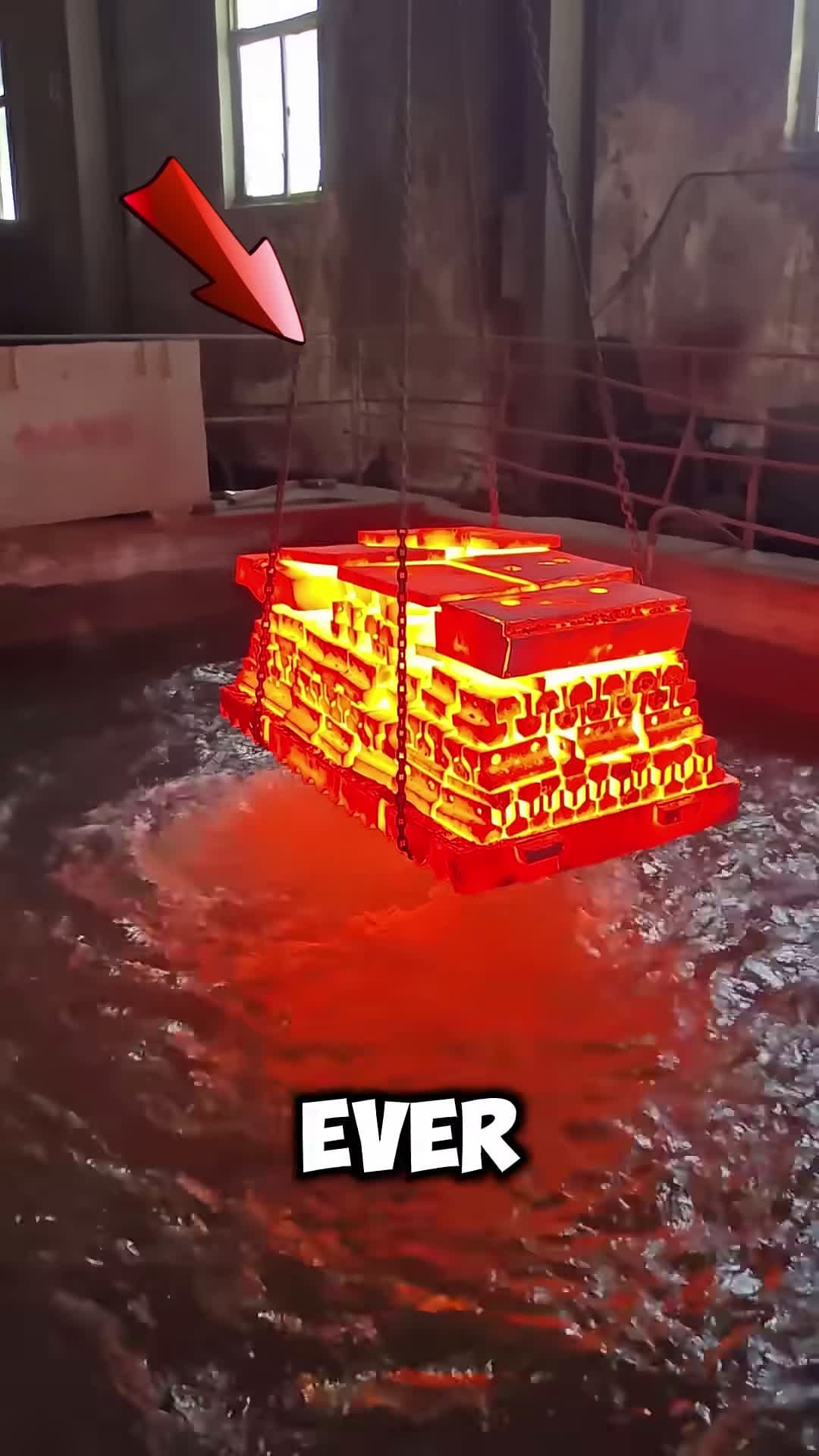 cover for Watch How This Extremely Hot Iron Reacts With Cold Water