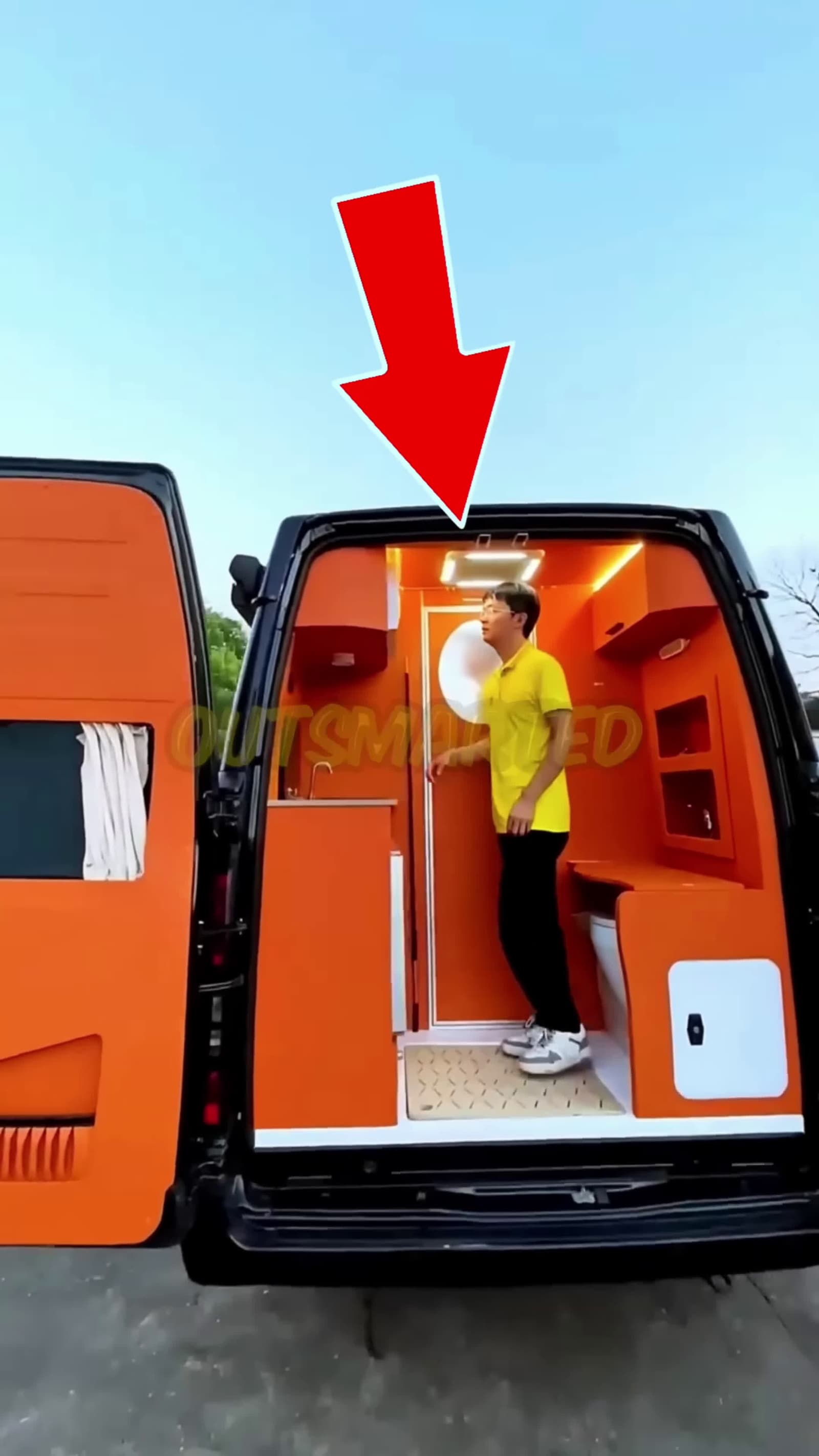 cover for Man Turns His Van Into A House