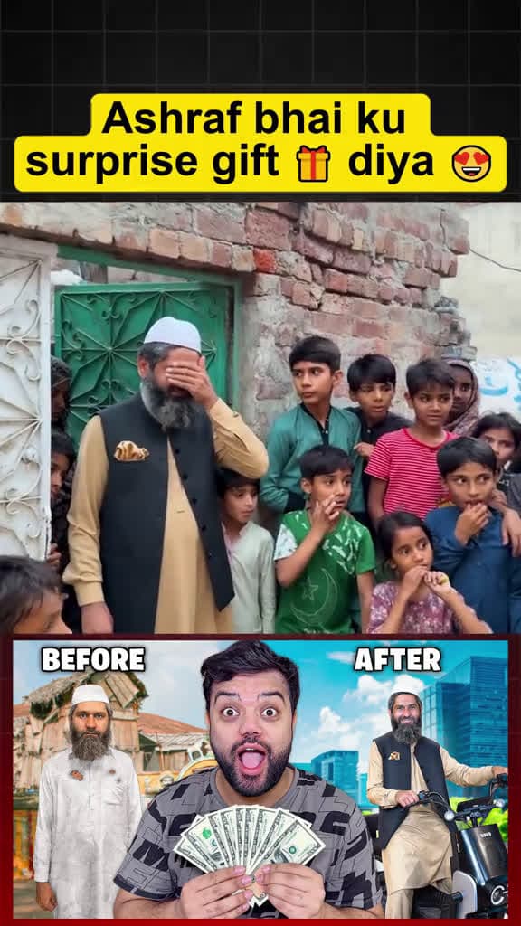 cover for Ashraf bhai ku surprise gift  diya  duckybhai ashraf bhai surprisegift reveal duc 33750 #shortvideosscoopz
