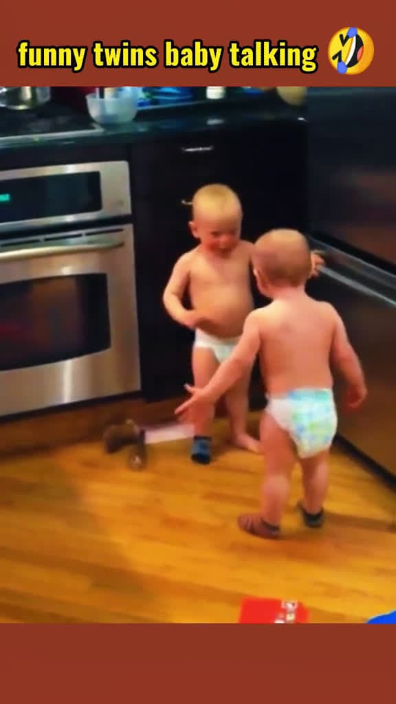 cover for funny twins baby talking 🤣 #foryou #foryoupage #fypシ #fyp #baby #cute #cutebaby #talking #usa